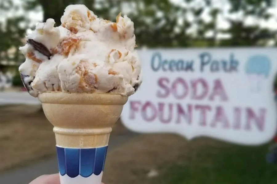 ocean park soda fountain ice cream